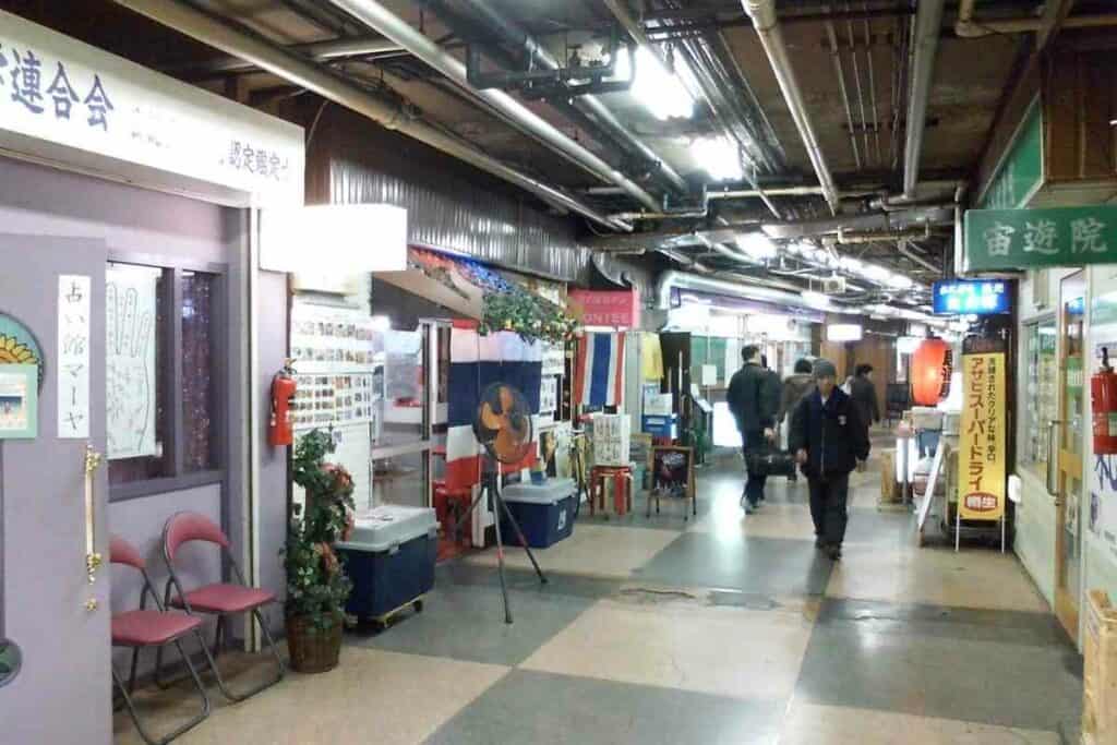 Underground shopping street in Asakusa