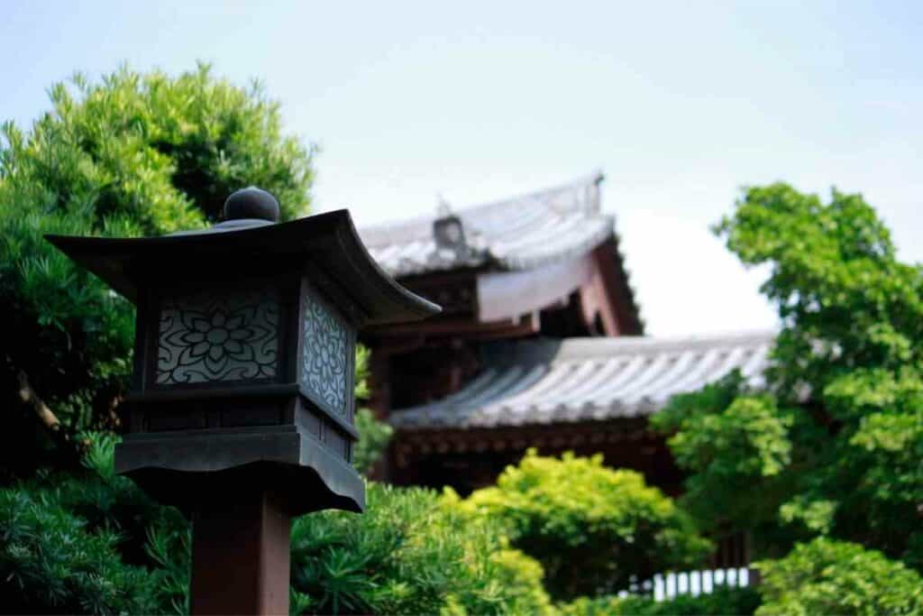 Demboin Temple garden in Asakusa