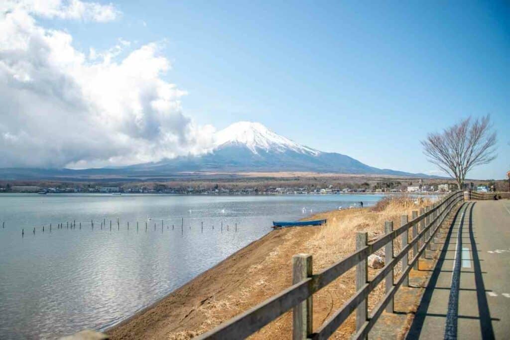 Lake Yamanakako view