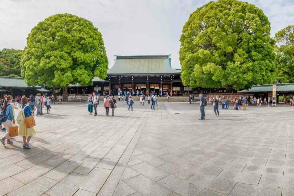 Famous Meiji Shrine Inner garden
