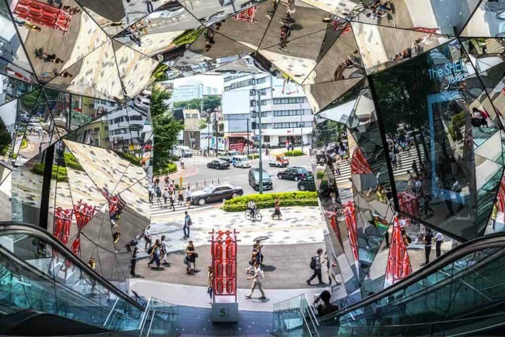 Tokyu plaza in Harajuku City