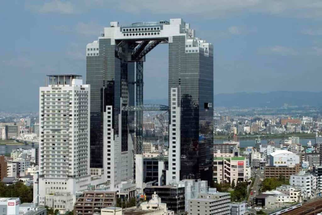 Umeda sky building in Osaka