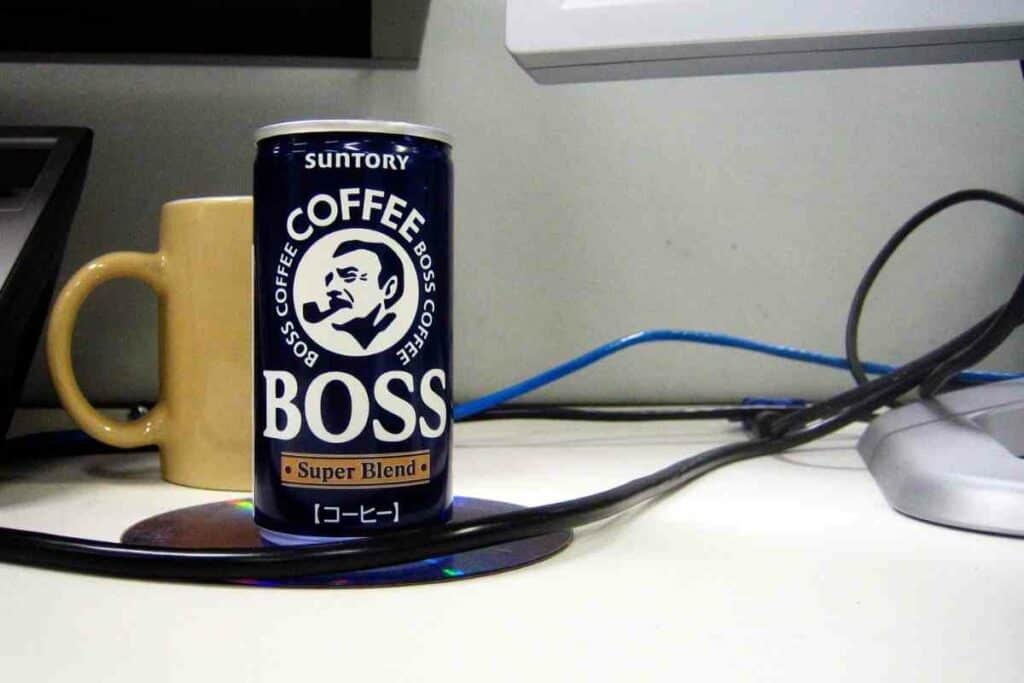 Boss can coffee