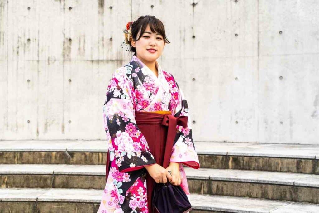 Woman in Hakama