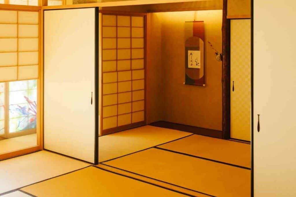 Japanese tea house interior design