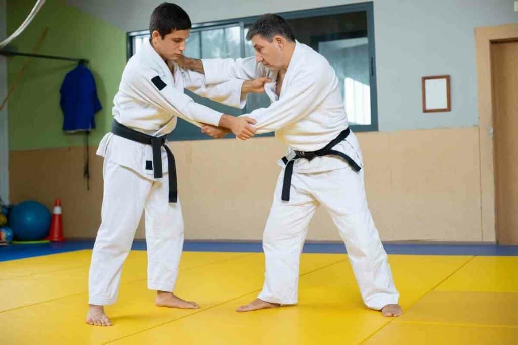 Judo training coach