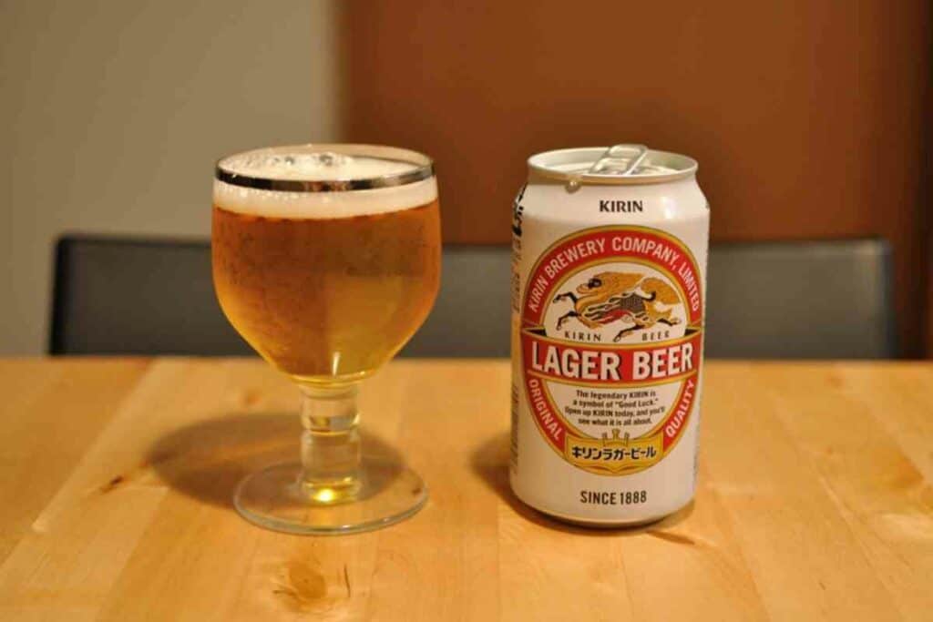 Kirin Lager Brand Japan beer