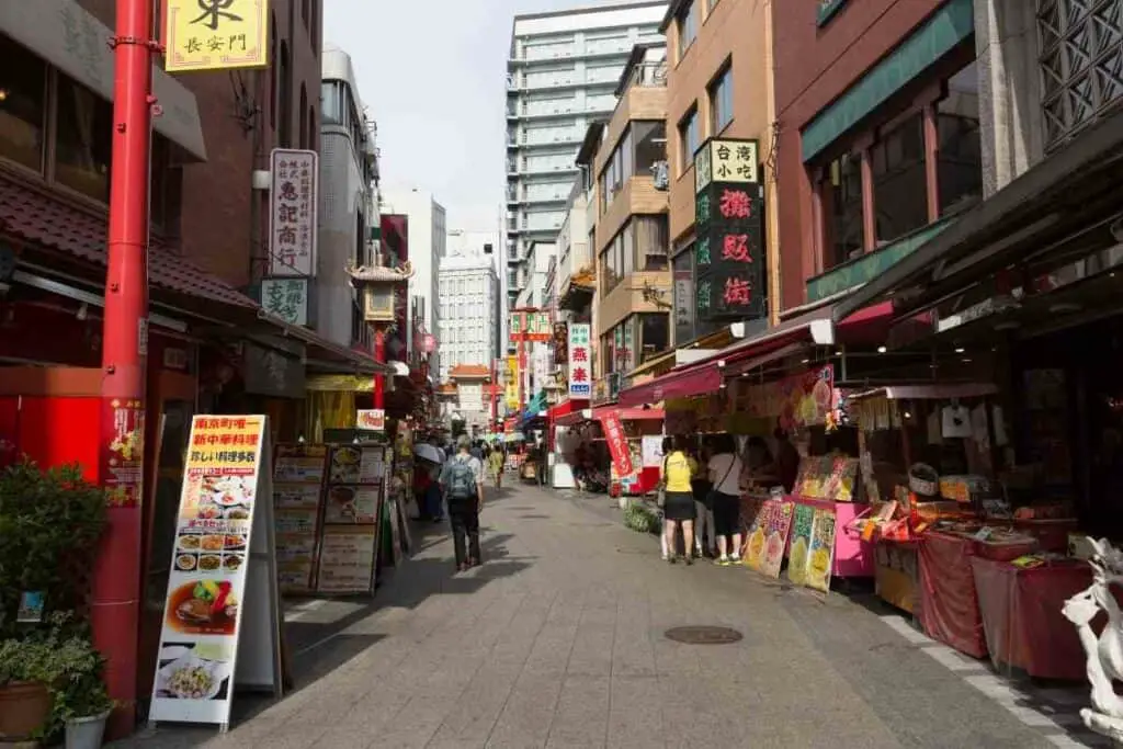Kobe Chinatown in Japan