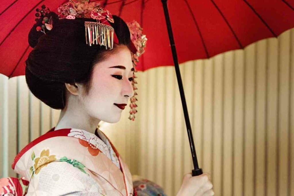 Maiko girl in Japan