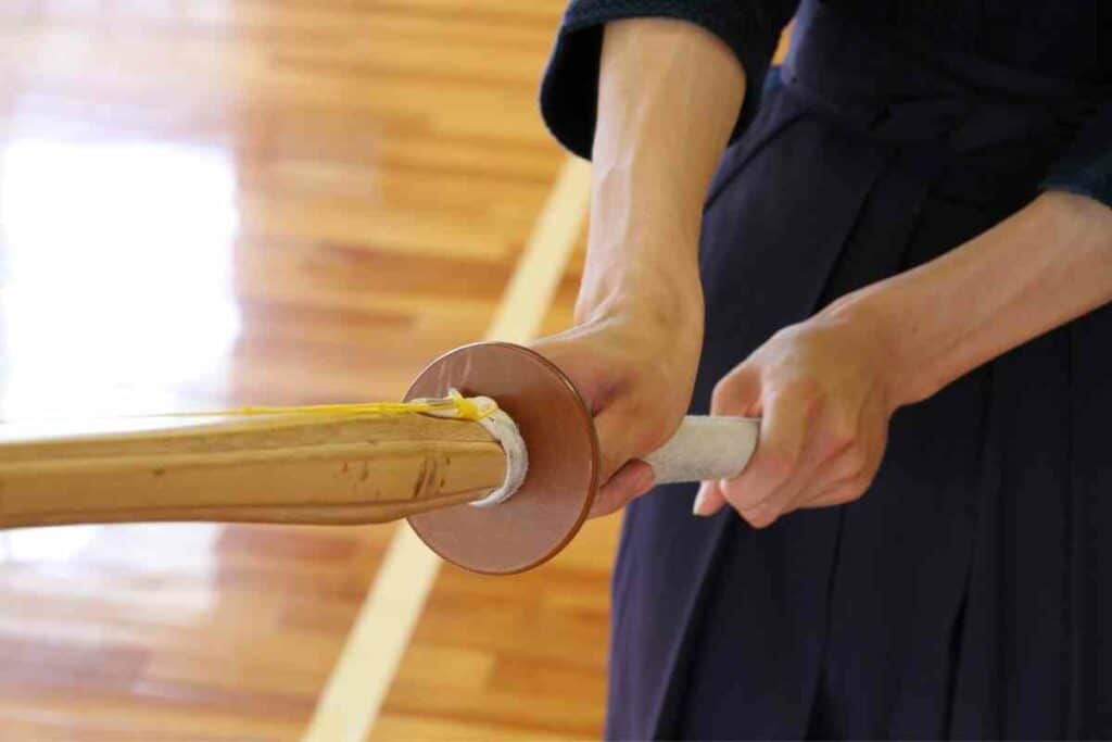 Wielding Shinai