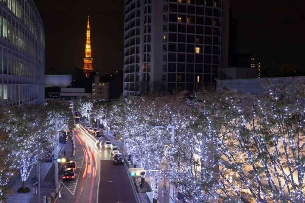 Christmas time in Roppongi Tokyo