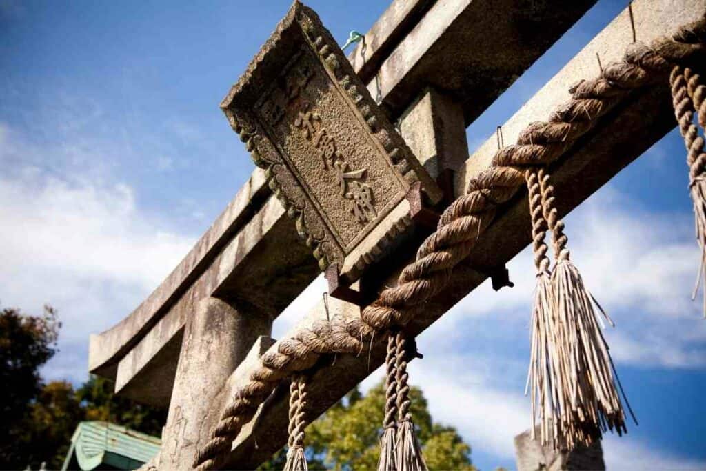 Sacred Shinto symbols in Japan