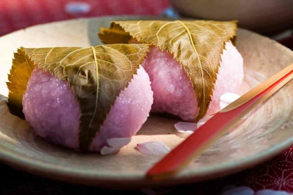 Pink Sakura mochi