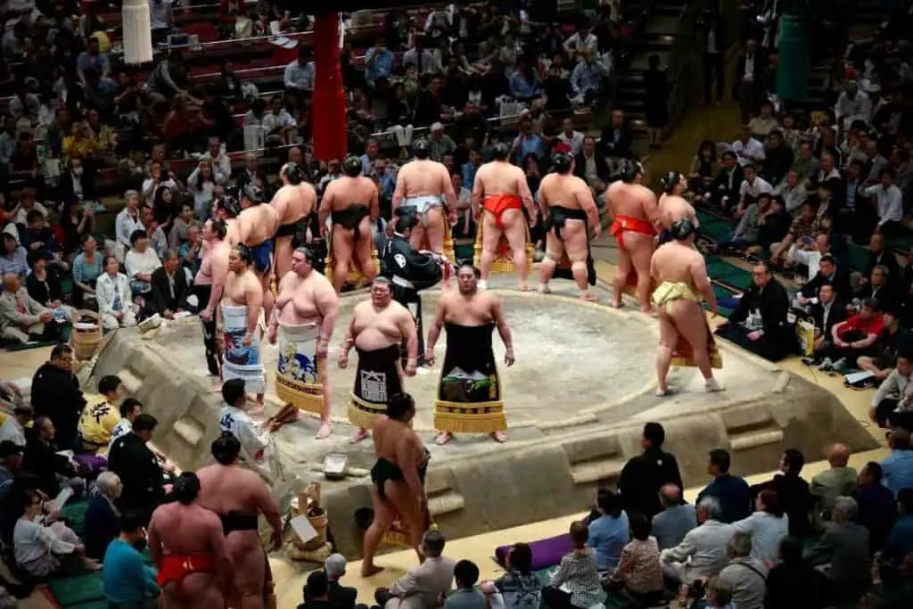 Sumo fight salt meaning