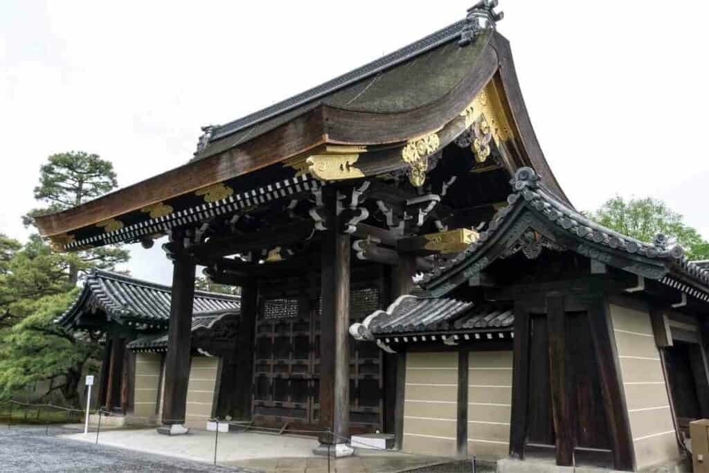 The Imperial palace in Kyoto