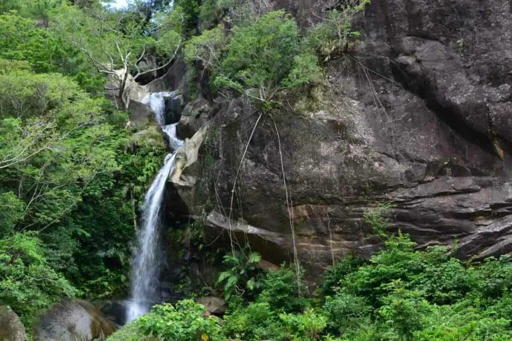 Todoroki waterfall in Okinawa