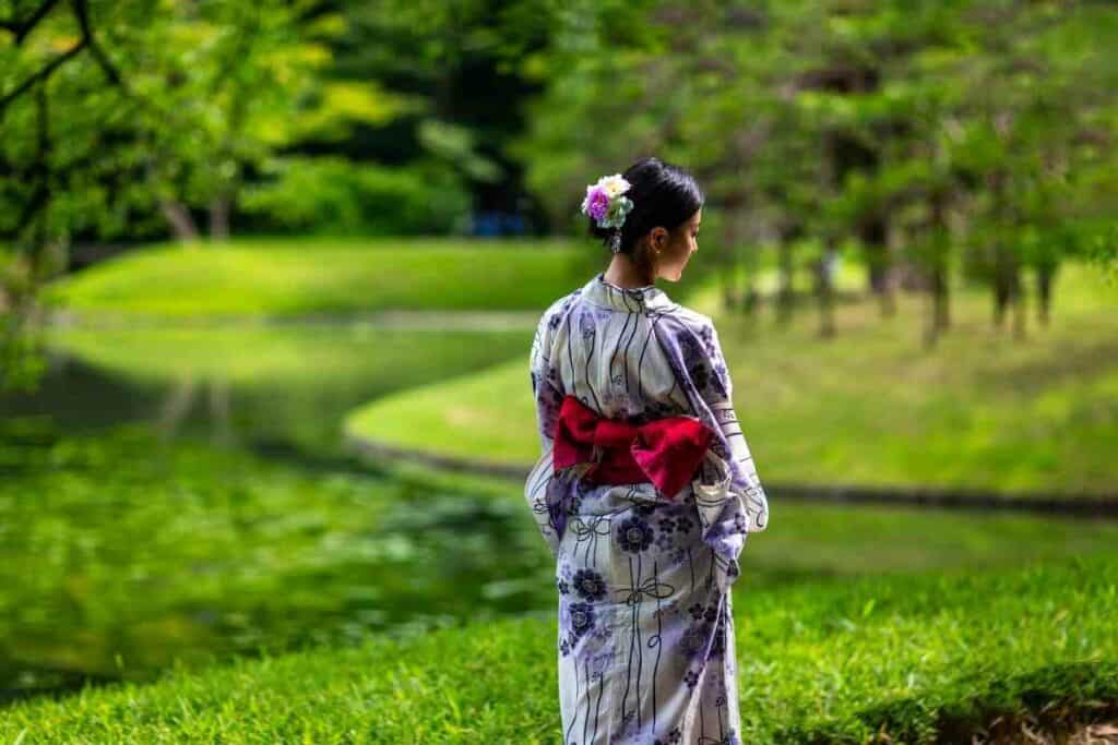 Yukata kimono wear
