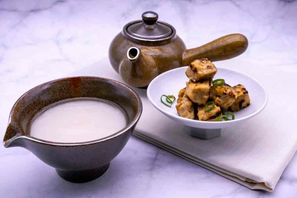 Makgeolli is made from rice