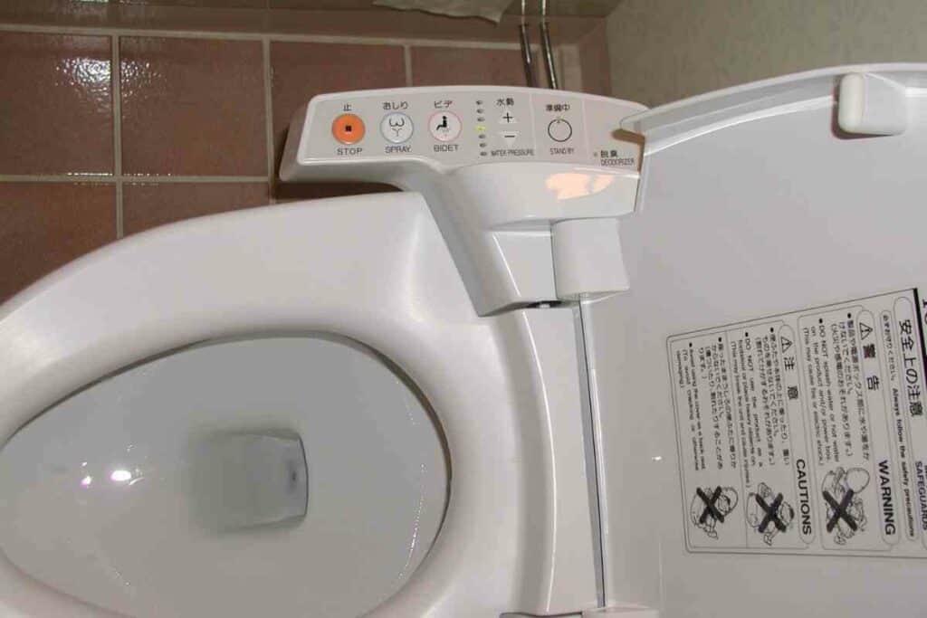 Woshuretto toilet in Japan