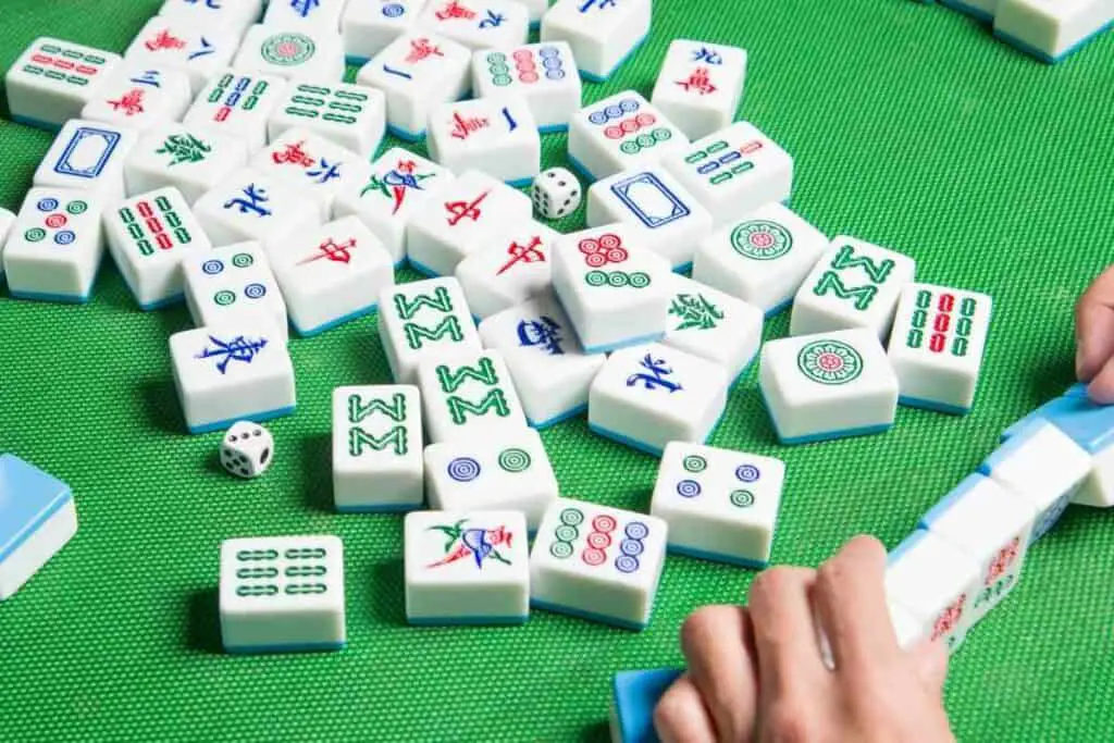 The history of the Japanese mahjong