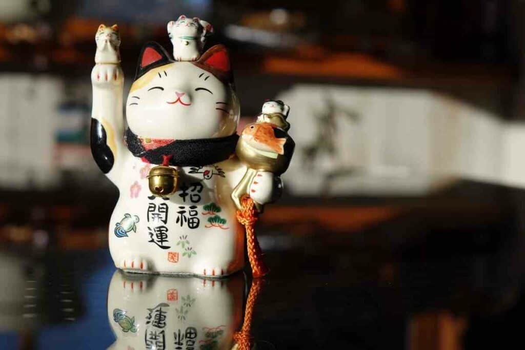 The beckoning cat, Maneki Neko