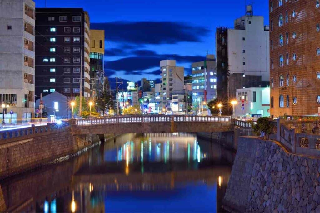 Nagasaki at night