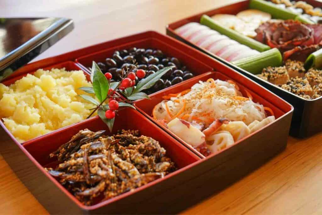 Osechi ryori meal in Japan