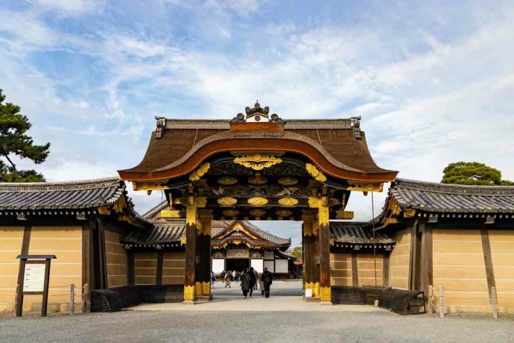 Nijo castle in Japan