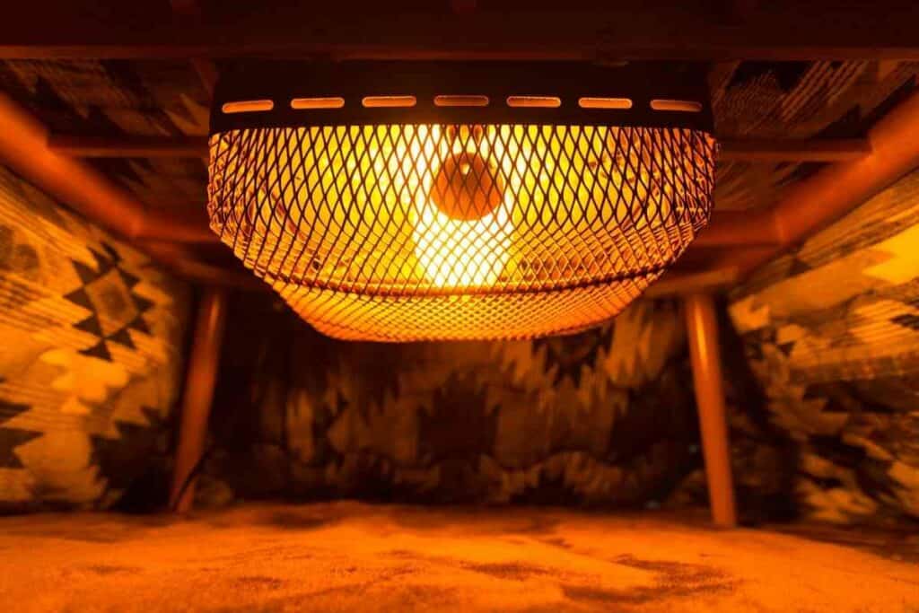 Japanese Kotatsu table heaters