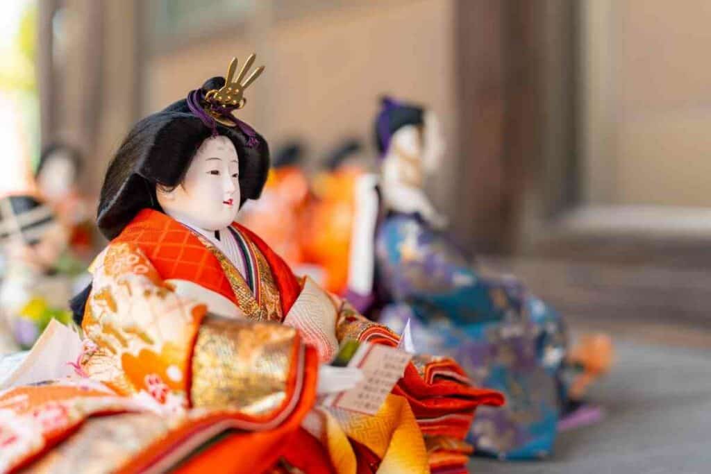 Kyoto dolls in Japan