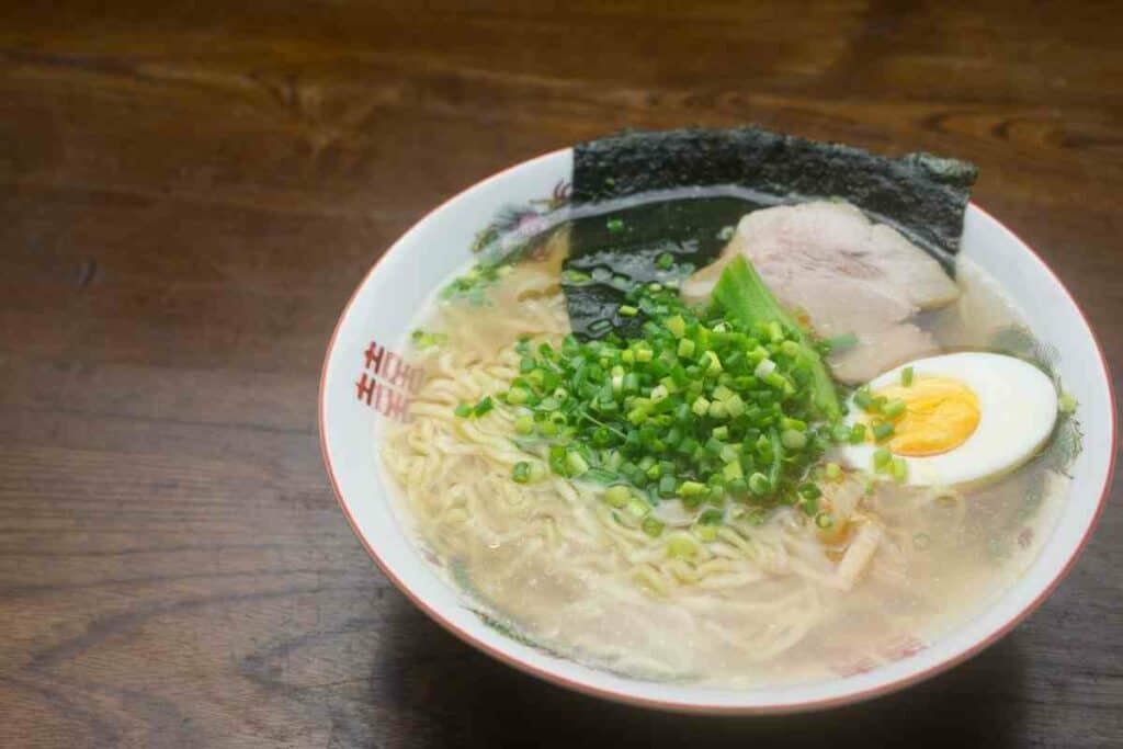 Shio ramen Japanese noodle dish