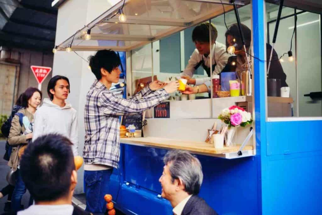 Street food in Japan