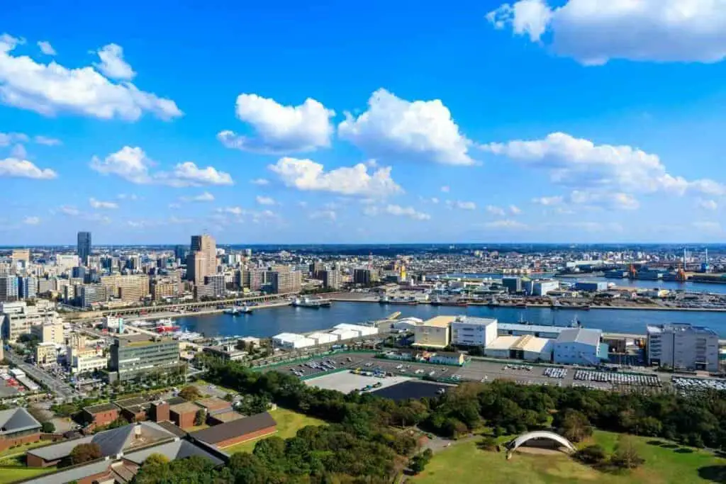 Chiba wealthy city in Japan