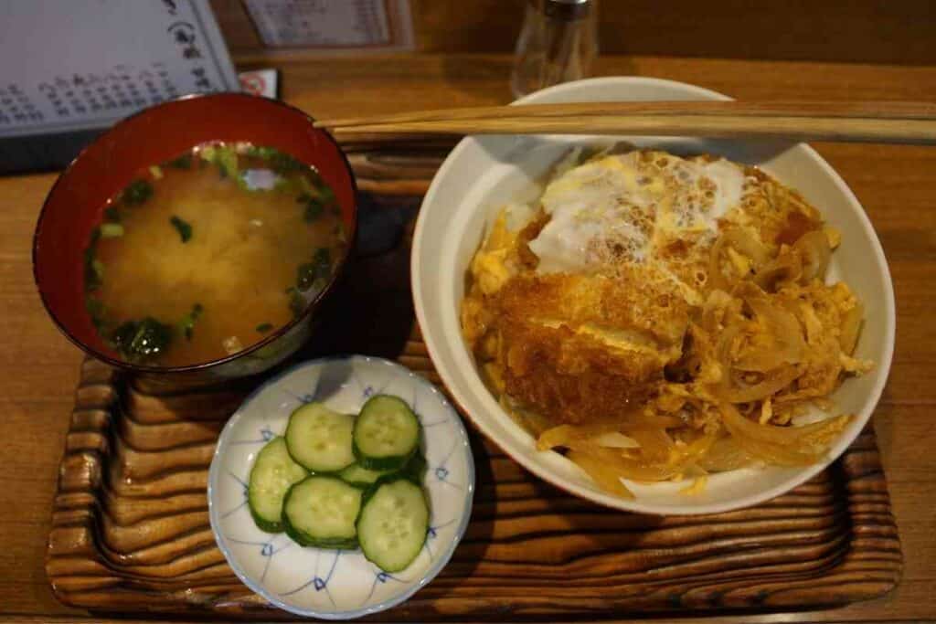 katsu-don  dish in Japan