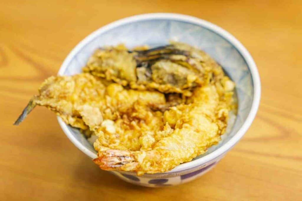 ten-don dish in Japan