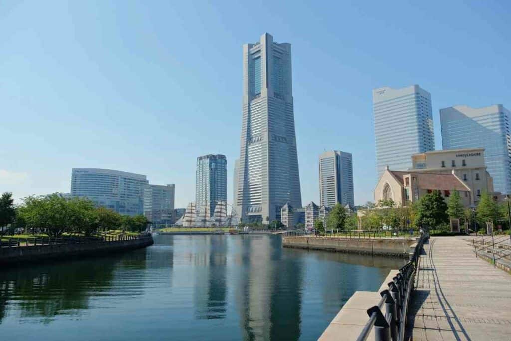 Yokohama city in Japan