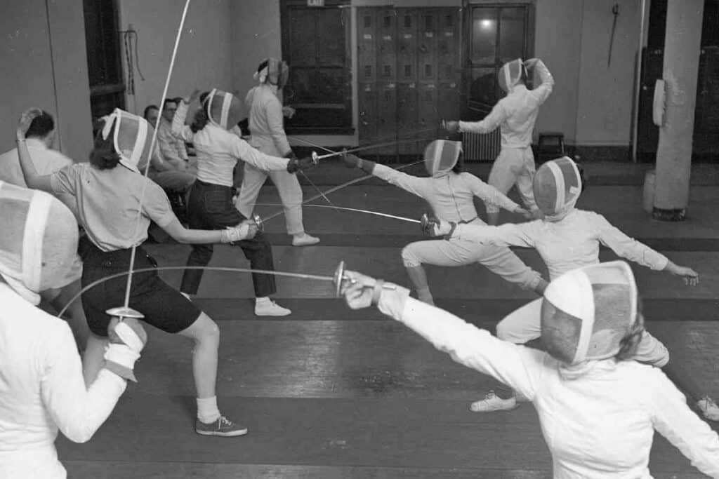Fencing sport history