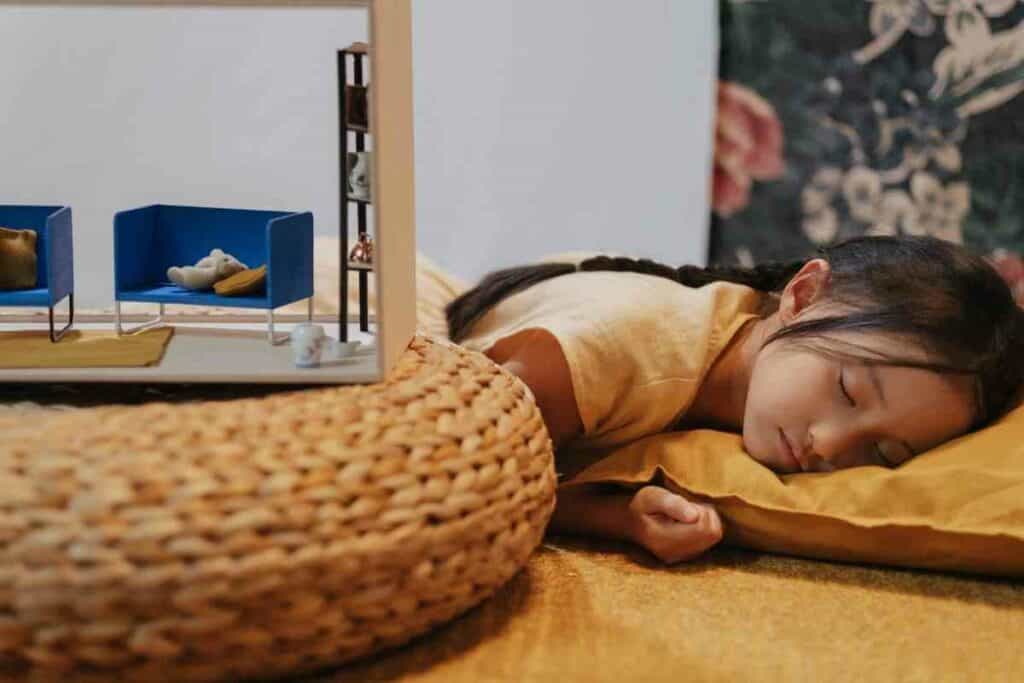 Sleeping floor health benefits
