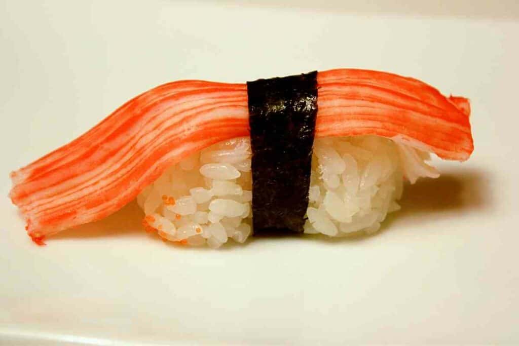 Kani nigiri sushi types