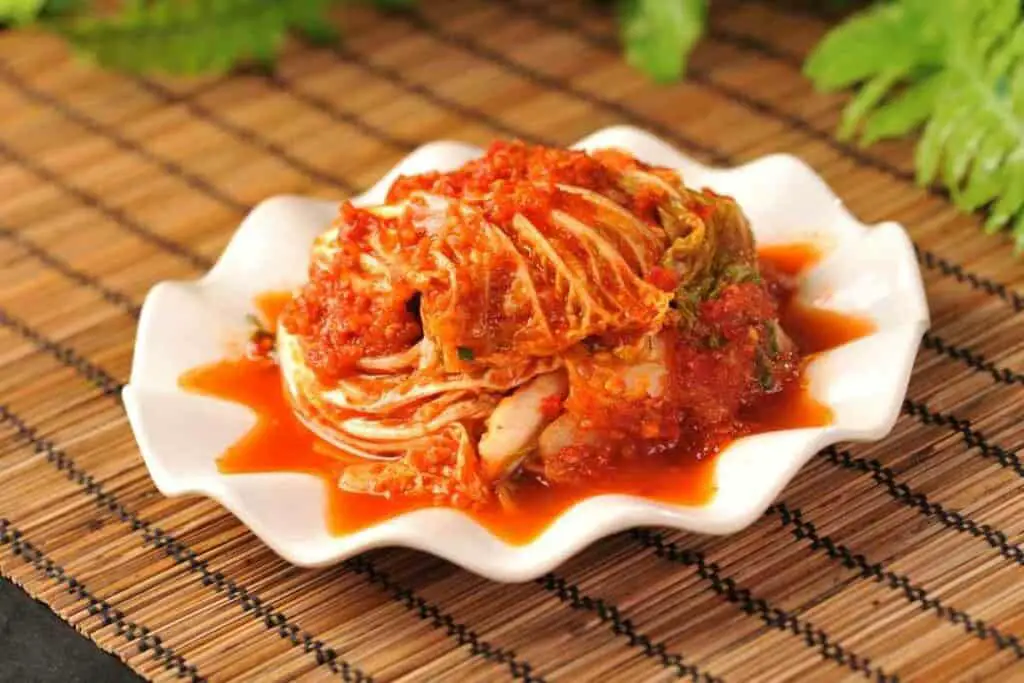 Kimchi Japanese dish