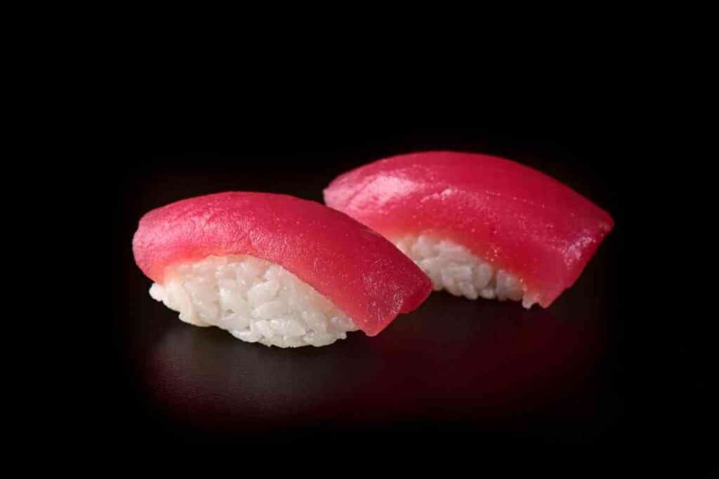 Japanese dish Nigiri sushi types