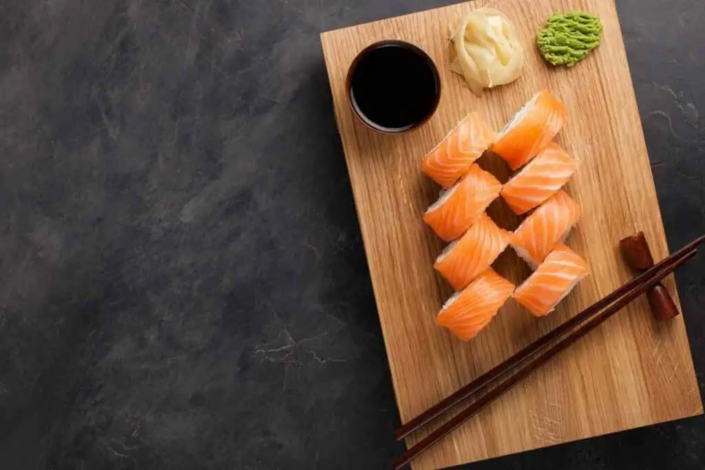 Salmon Nigiri Sushi types
