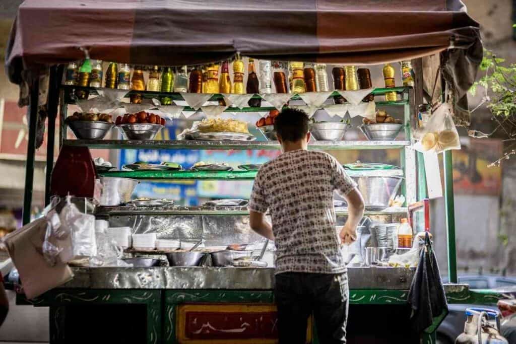 Japanese street vendors card payments