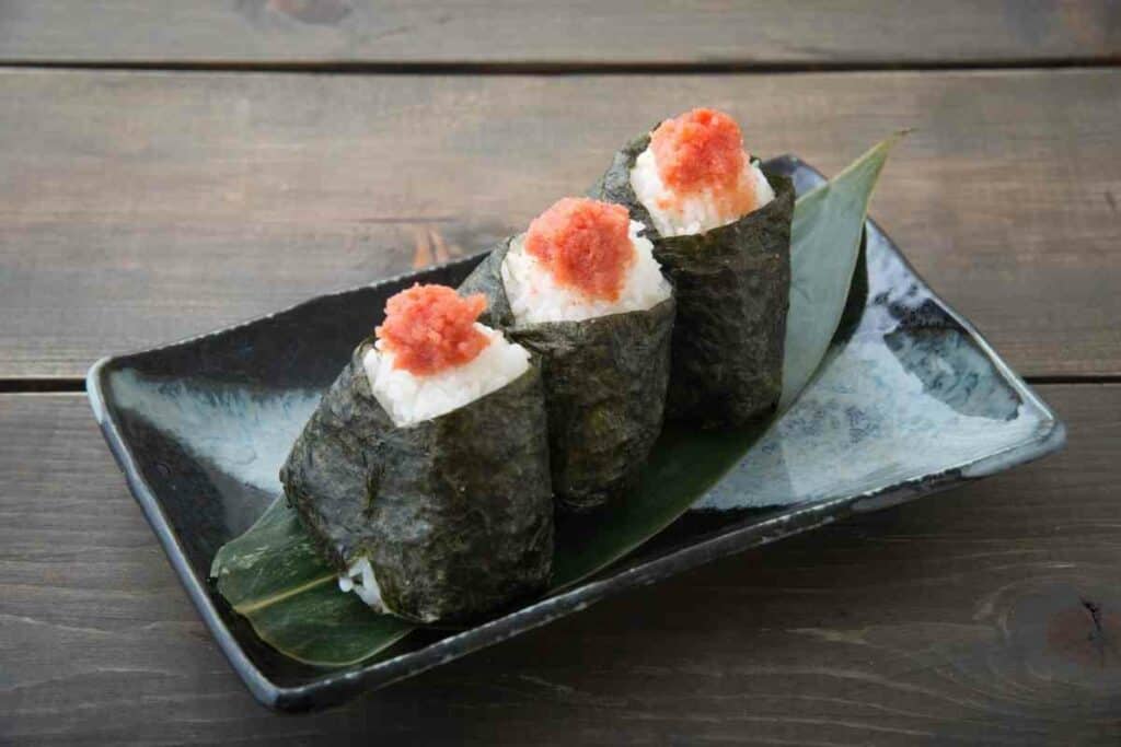 Tarako onigiri recipe