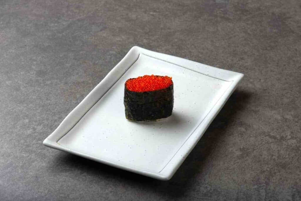 tobiko nigiri sushi types