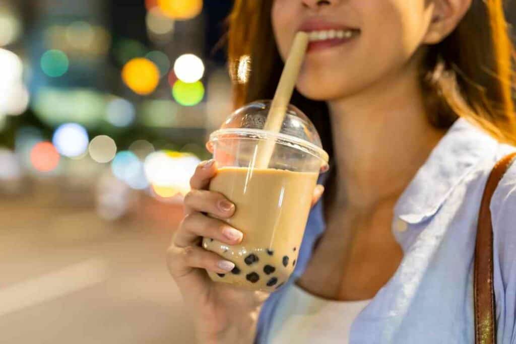 Bubble tea contain milk alternatives