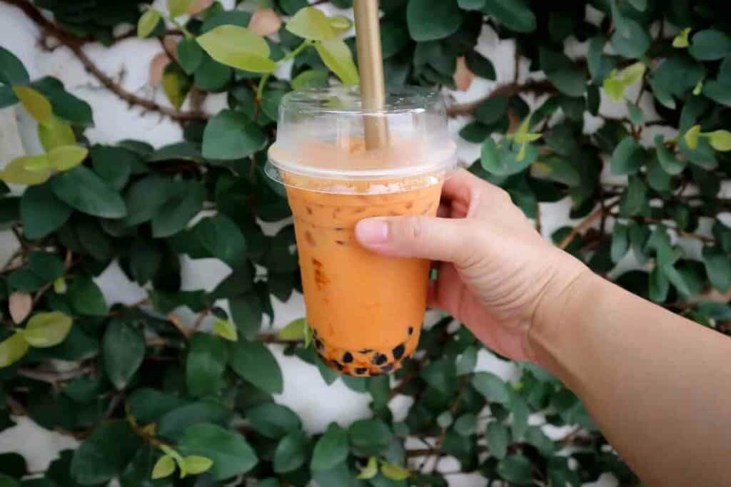 Bubble tea with or without caffeine