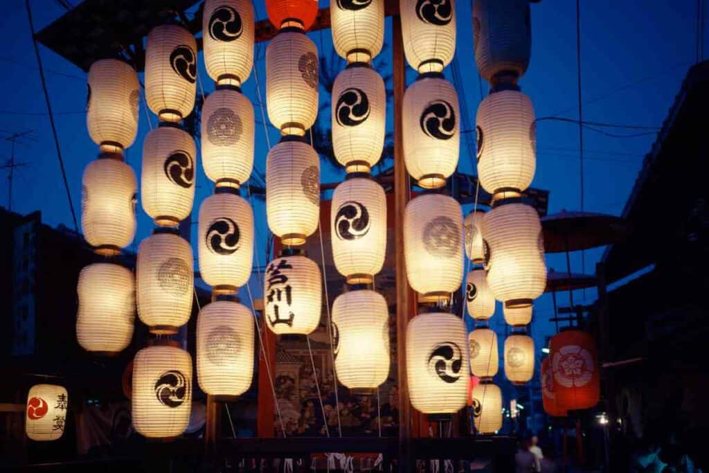 Gion Matsuri in July celebration