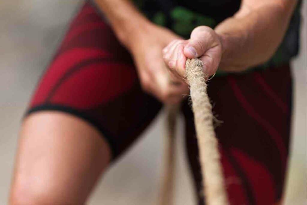 large-scale tug-of-war game in Okinawa