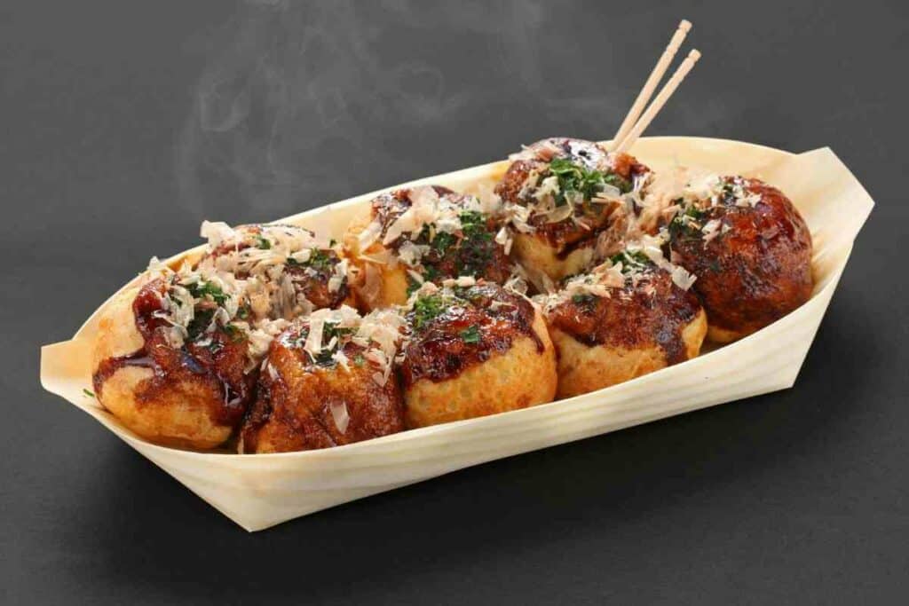 Takoyaki in the Kansai area